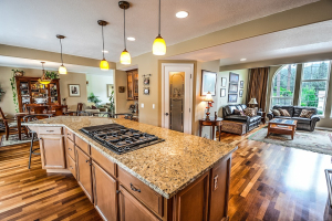 hardwood floors in a beautiful, clean home